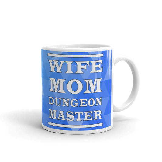 Wife Mom Dungeon Master Coffee Tea Ceramic Mug/Cup