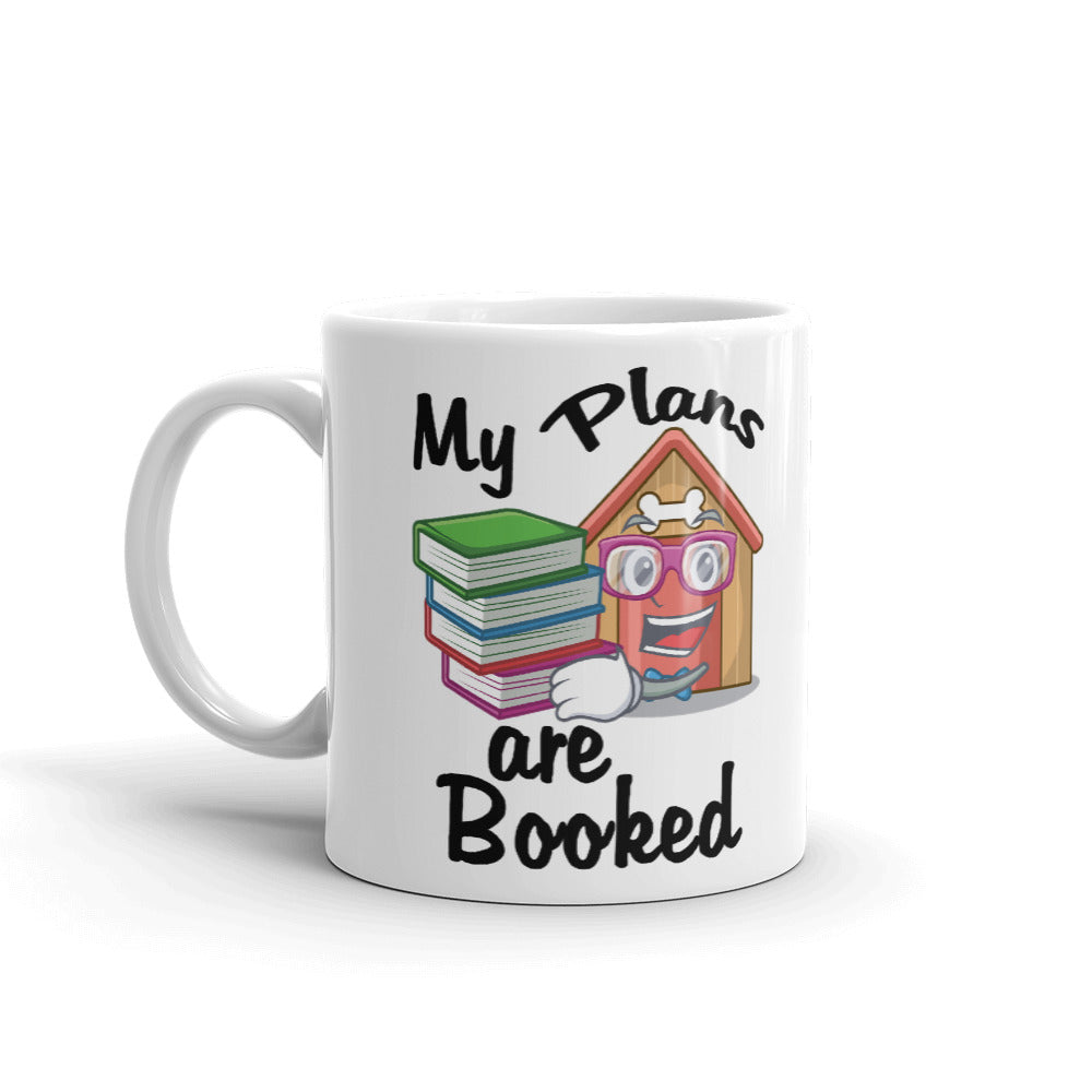 My Plans Are Booked Book Lover Coffee Mug Tea Cup