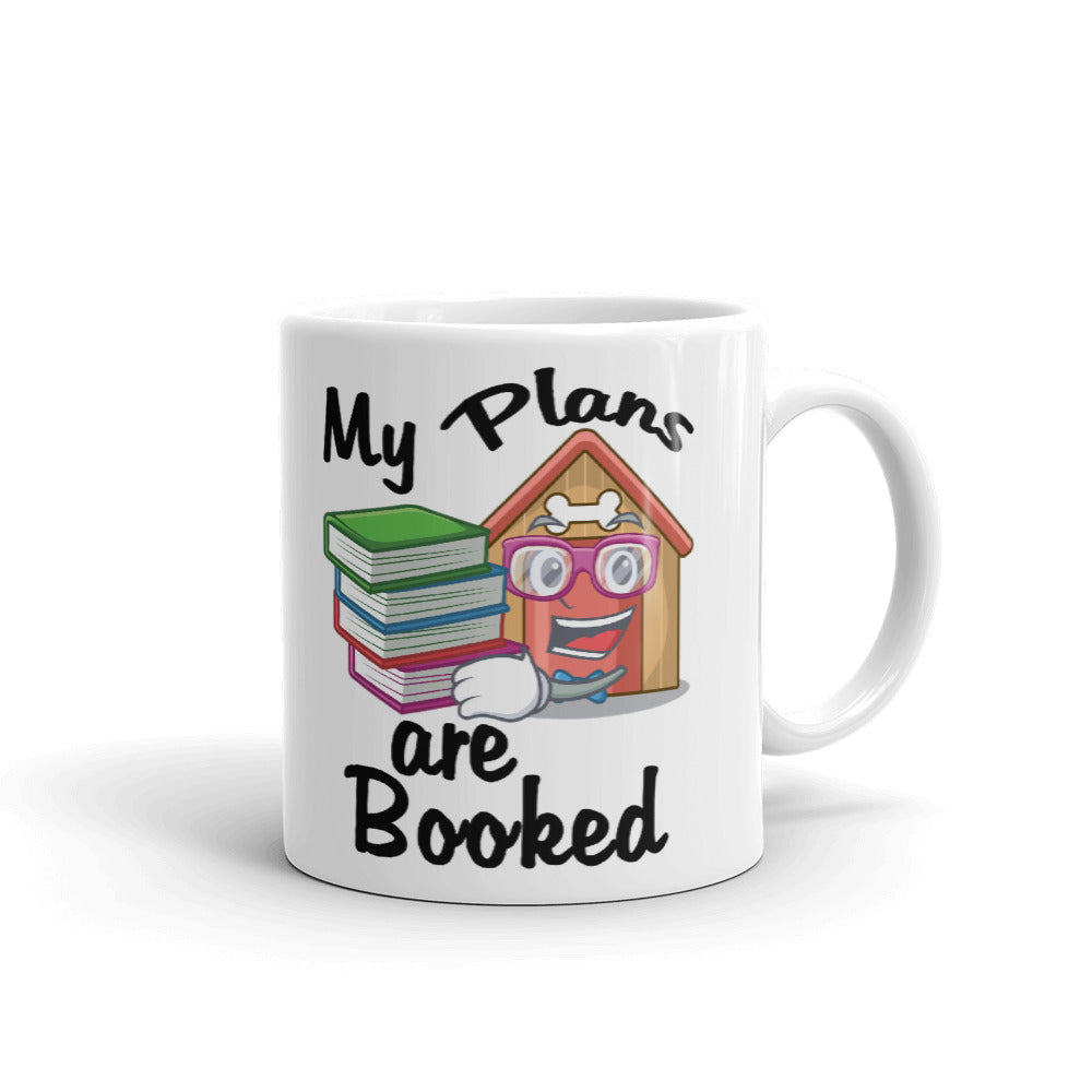 My Plans Are Booked Book Lover Coffee Mug Tea Cup
