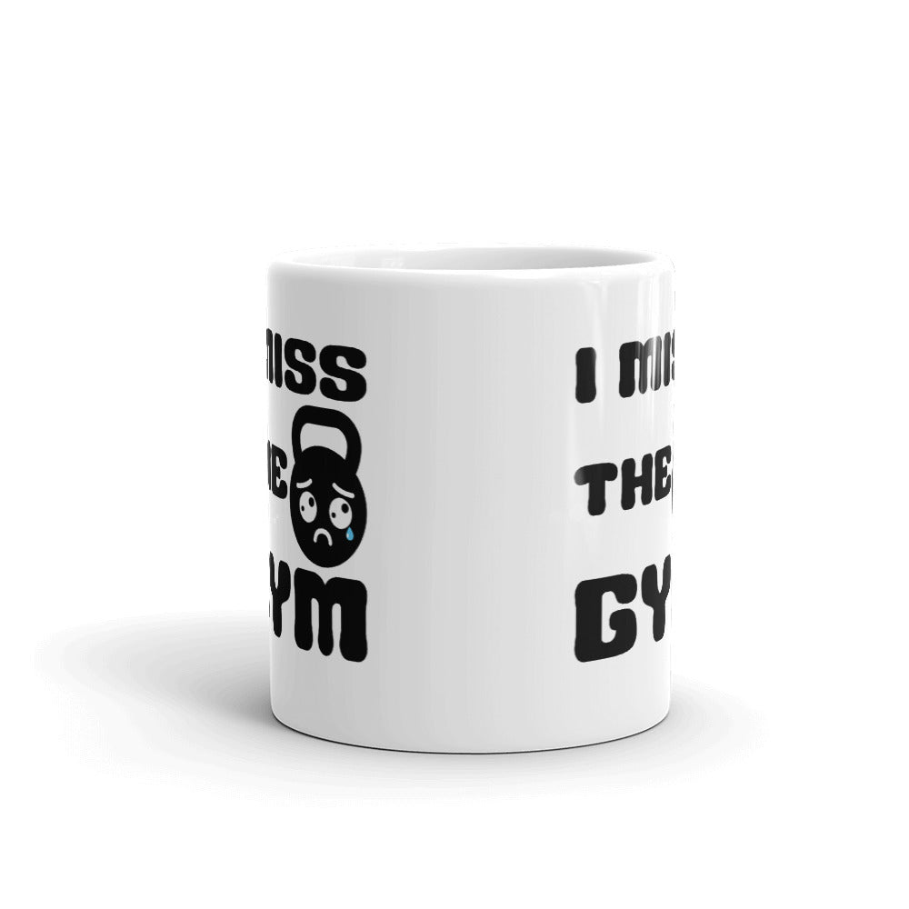 I Miss The Gym With Dumbbell Coffee Mug Tea Cup