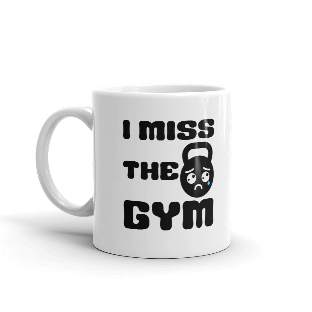 I Miss The Gym With Dumbbell Coffee Mug Tea Cup