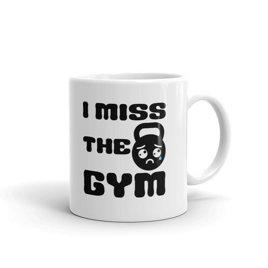 I Miss The Gym With Dumbbell Coffee Mug Tea Cup