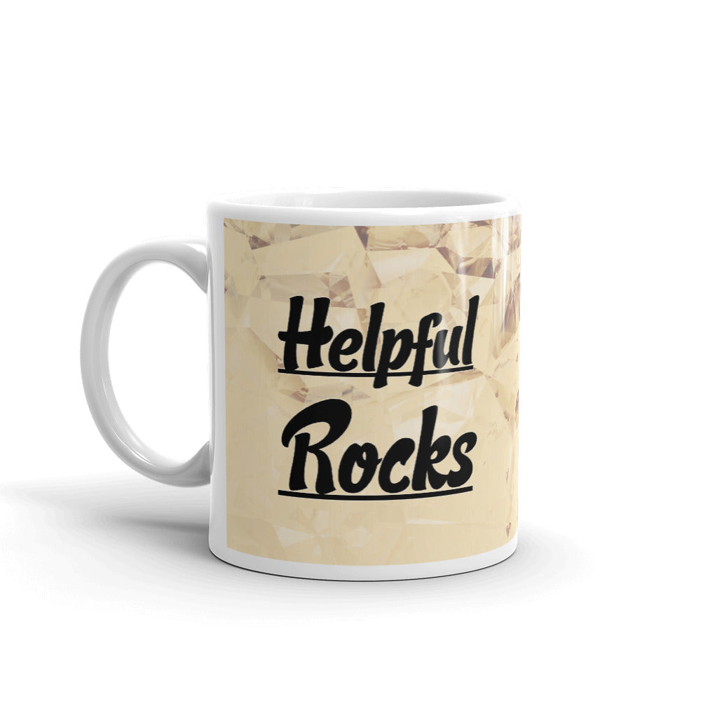 Helping Rocks Healing Crystals Coffee Mug Tea Cup
