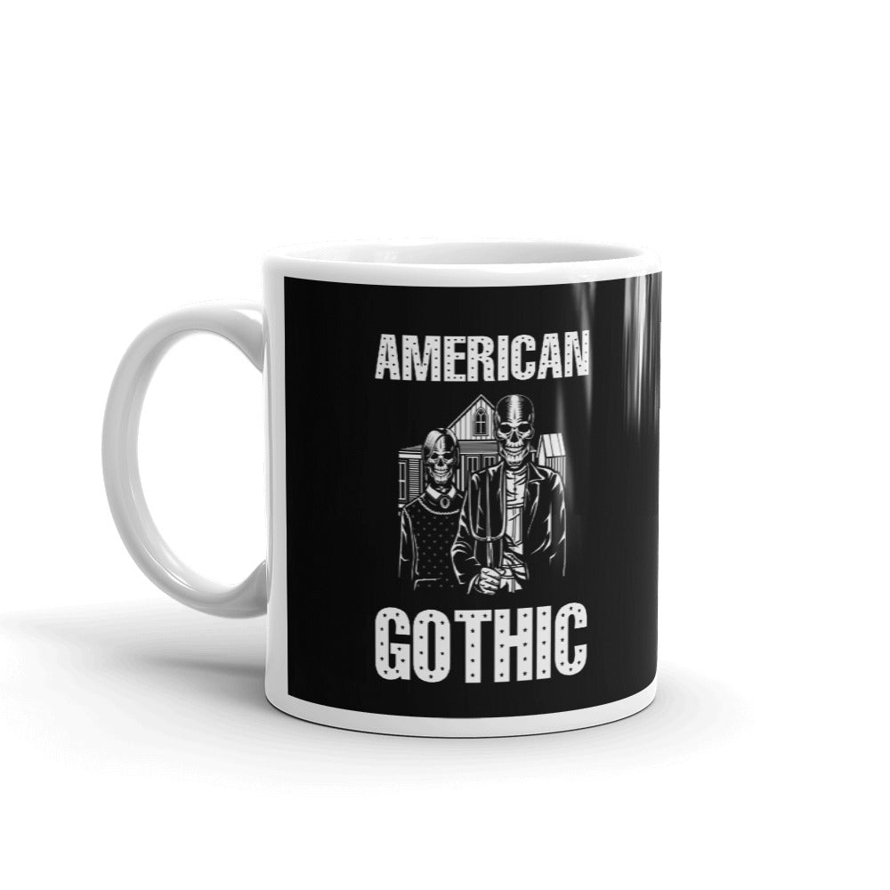 American Gothic Mall Goths Coffee Mug Tea Cup