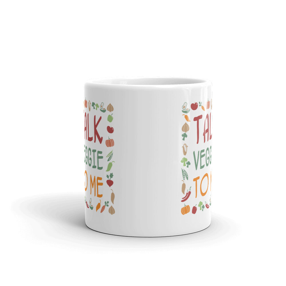 Talk Veggie To Me Funny Gift Novelty Coffee Mug Tea Cup