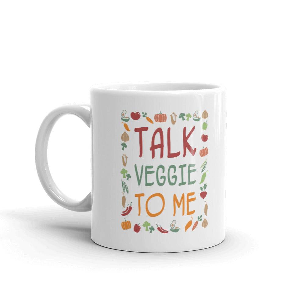 Talk Veggie To Me Funny Gift Novelty Coffee Mug Tea Cup