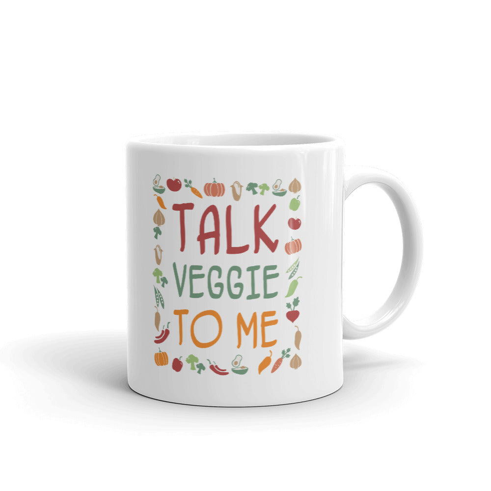 Talk Veggie To Me Funny Gift Novelty Coffee Mug Tea Cup