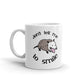Don't Tell Me To Smile Screaming Opossum Rat Coffee Mug Tea Cup