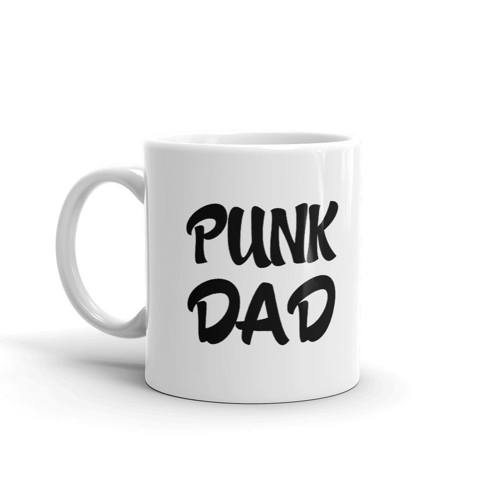 Punk Dad Print Unique Novelty Cup Gift Coffee Tea Ceramic Mug