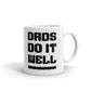 Dads Do It Well Print Unique Novelty Cup Gift Coffee Tea Ceramic Mug