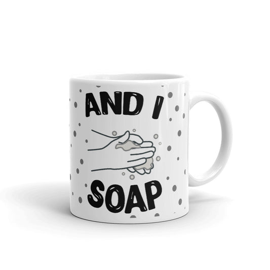 And I Soap Club Print Cup Gift Coffee Tea Ceramic Mug