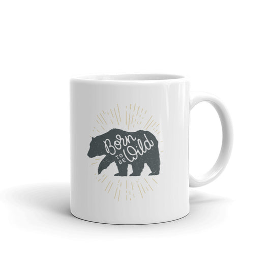 Born To Be Wild Men Gift Idea Bear Mug Coffee Mug