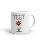 Yeet Flower Beautiful Unique Cup Gift Coffee Tea Ceramic Mug