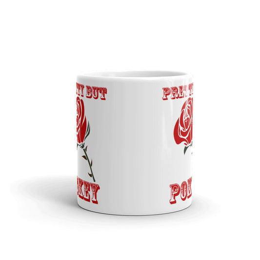 Pretty But Pokey Unique Rose Cup Gift Coffee Tea Ceramic Mug