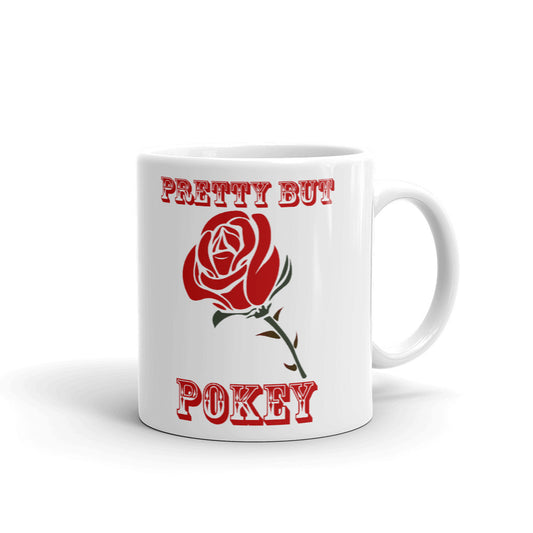 Pretty But Pokey Unique Rose Cup Gift Coffee Tea Ceramic Mug