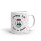 Living Life Like A Moss Unique Cup Gift Coffee Tea Ceramic Mug