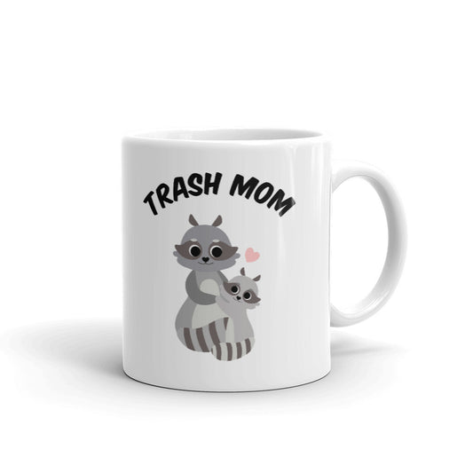 Trash Mom Print Unique Cup Gift Coffee Tea Ceramic Mug