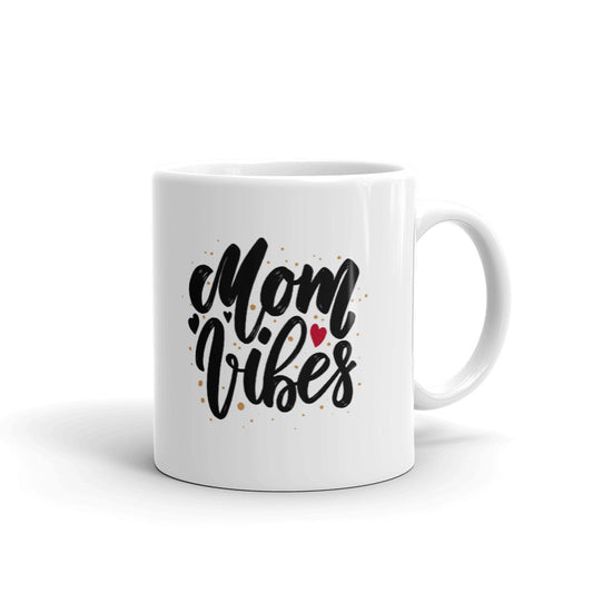 Mom Vibes Print Unique Cup Gift Coffee Tea Ceramic Mug