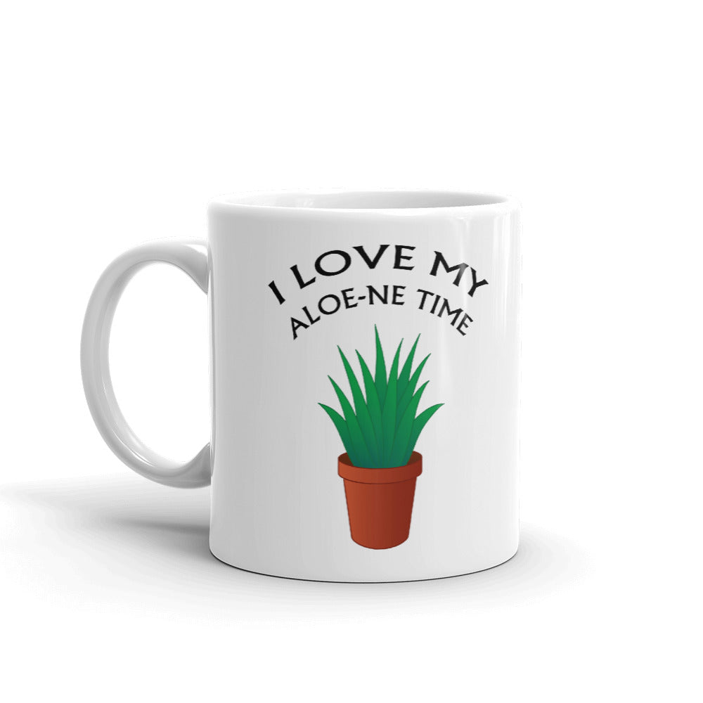 I Love My Aloe-ne Time Unique Cup Gift Coffee Tea Ceramic Mug