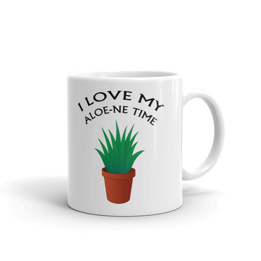 I Love My Aloe-ne Time Unique Cup Gift Coffee Tea Ceramic Mug