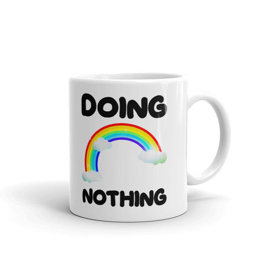 Doing Nothing Unique Funny Cup Gift Coffee Tea Ceramic Mug