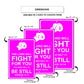 The lord will fight for you You need only to be still aluminum metal sign