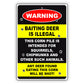 Warning baiting deer is illegal any deer found eating this corn will be shot aluminum metal sign