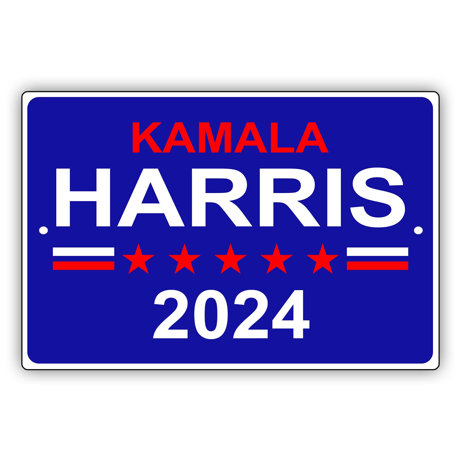 Kamala Harris 2025 Aluminum Metal Sign Sign Fever