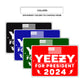 Yeezy for president 2024 aluminum metal sign