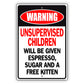 Espresso, Sugar And A Free Kitten Aluminum Metal Sign