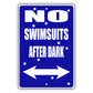 No-Swimsuits-After-Dark-Aluminum-Metal-Sign