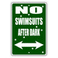 No-Swimsuits-After-Dark-Aluminum-Metal-Sign