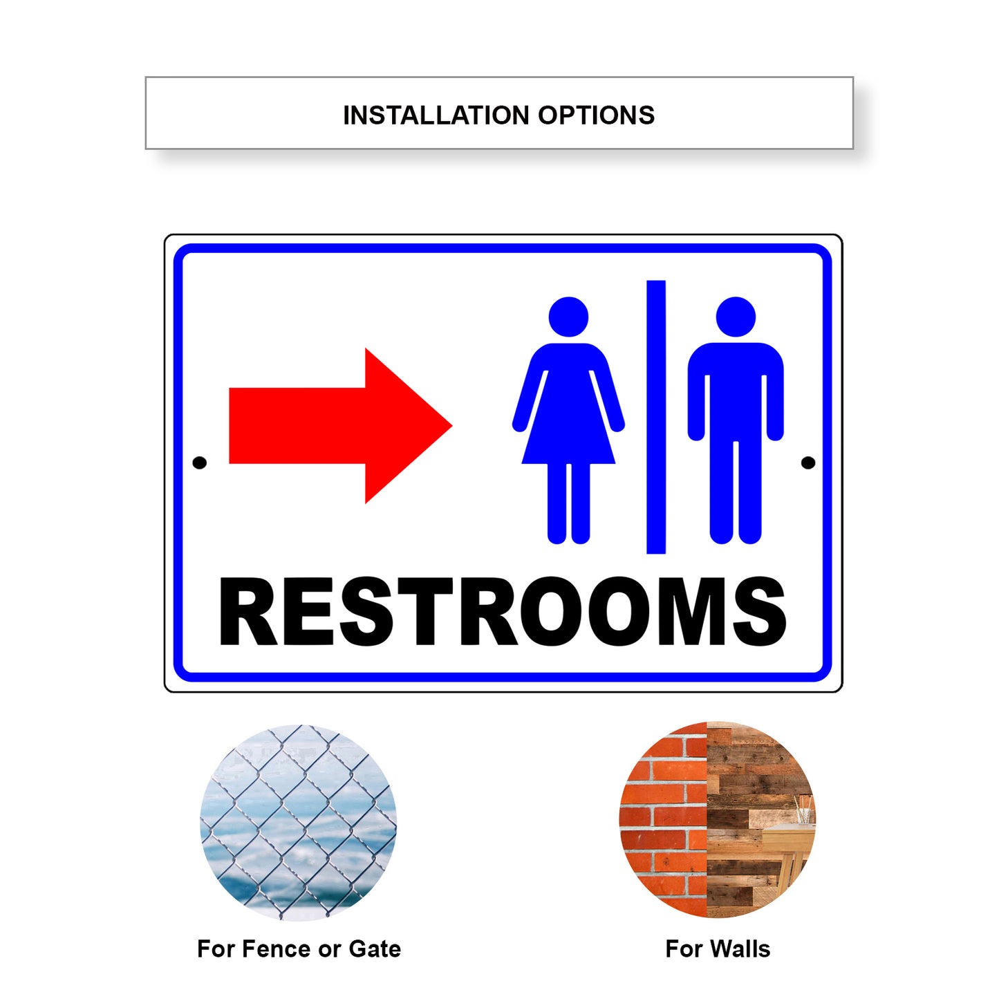 Restrooms-Right-Side-Aluminum-Metal-Sign