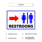 Restrooms-Right-Side-Aluminum-Metal-Sign