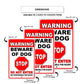 Not Responsible For Injury Aluminum Metal Sign