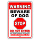 Please Ring The Doorbell Below Aluminum Metal Sign