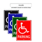 Parking aluminum metal sign