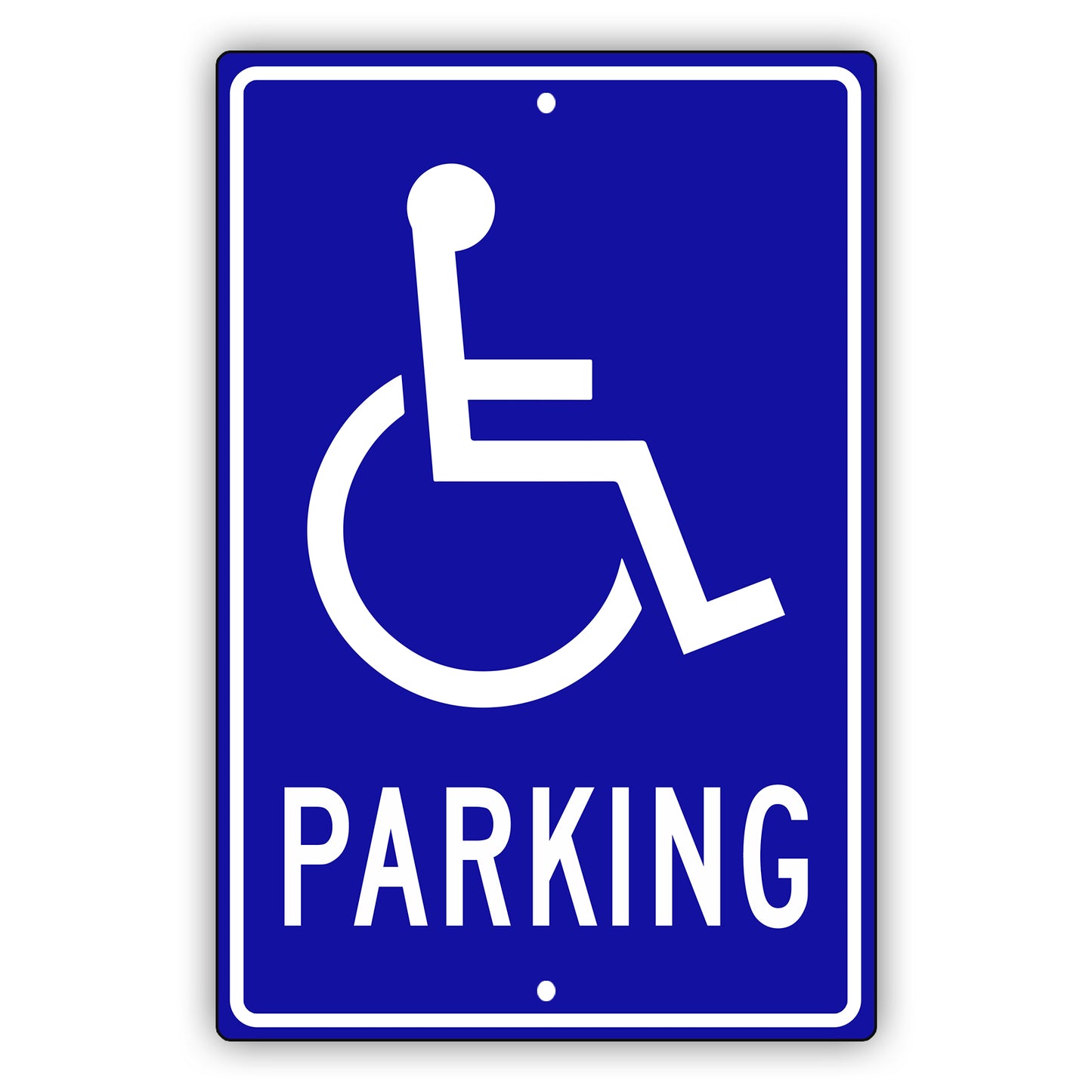 Parking aluminum metal sign