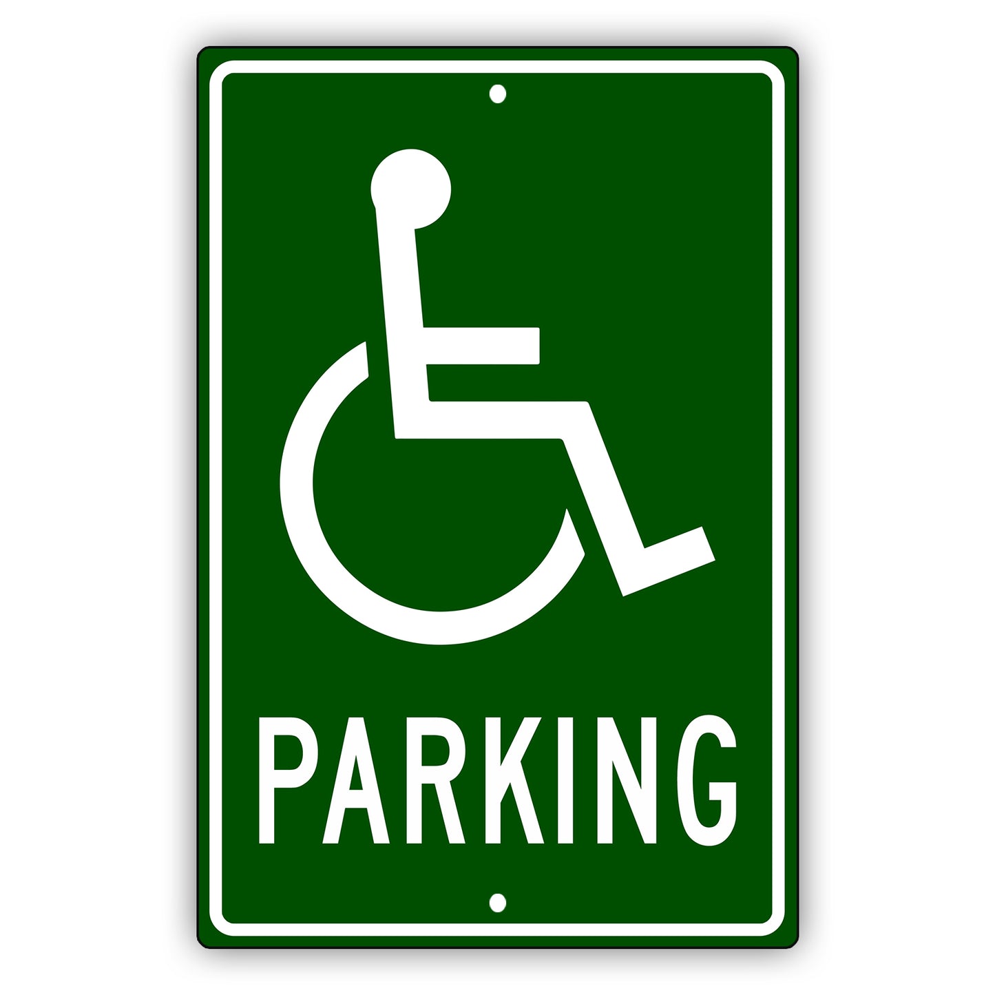 Parking aluminum metal sign