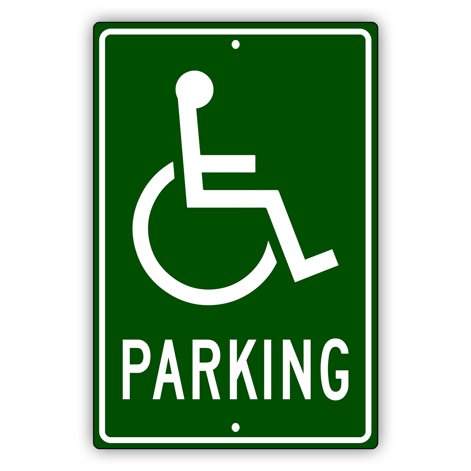 Parking aluminum metal sign