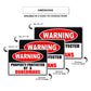 Warning property protected by a dobermans aluminum metal sign