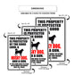 This property is protected by the good lord a husky dog and a gun aluminum metal sign
