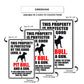 This property is protected by the good lord a pit bull and a gun aluminum metal sign