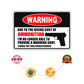 Warning due to the rising cost of ammunition aluminum metal sign