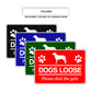 Dogs-Loose-Please-Shut-The-Gate-Aluminum-Metal-Sign