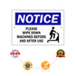 Notice-Please-Wipe-Down-Machines-Before-And-After-Use-Aluminum-Metal-Sign