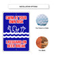 Swim Your Own Risk Lifeguard On Beer Break Aluminum Metal Sign