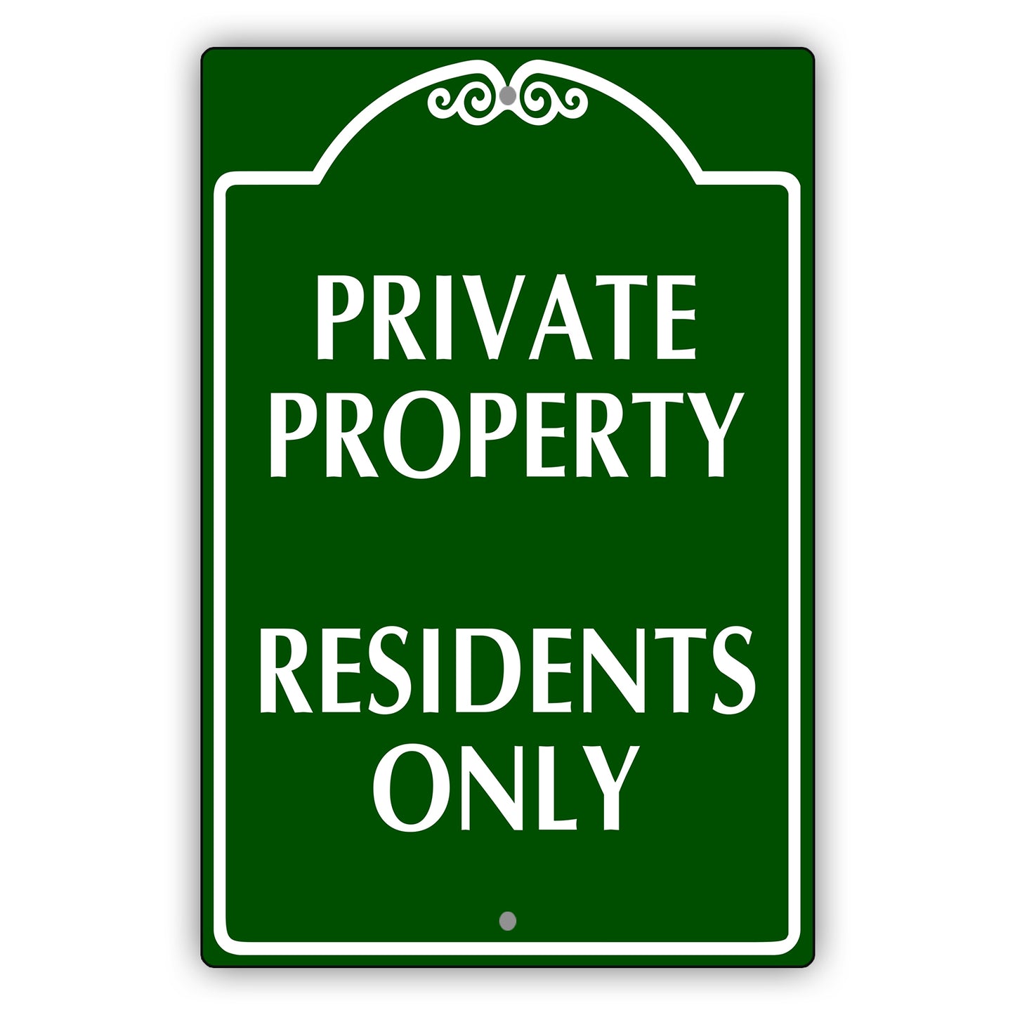 Private Property Residents Only