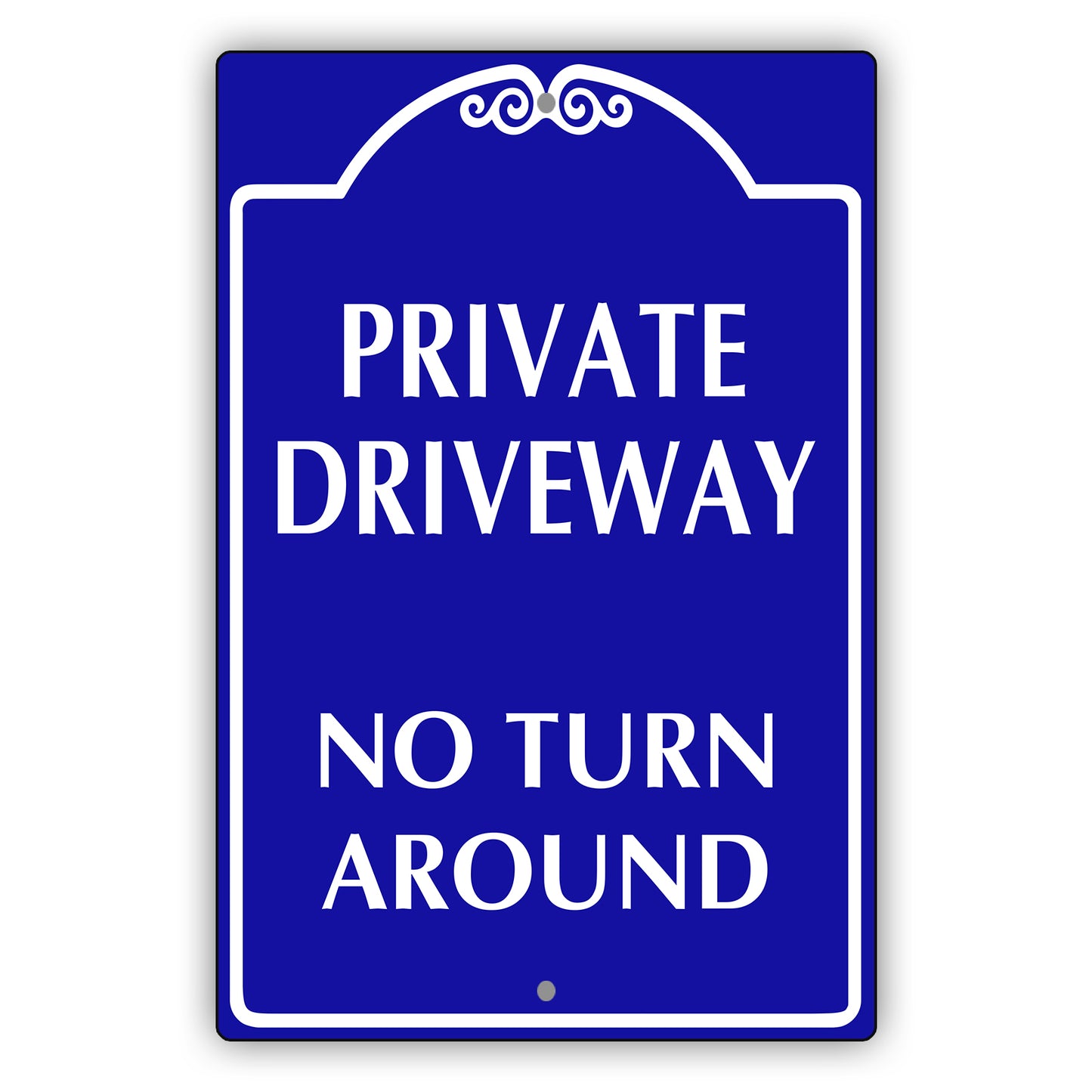 Private Driveway No Turn Around