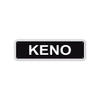 Keno Aluminum Street Sign Black